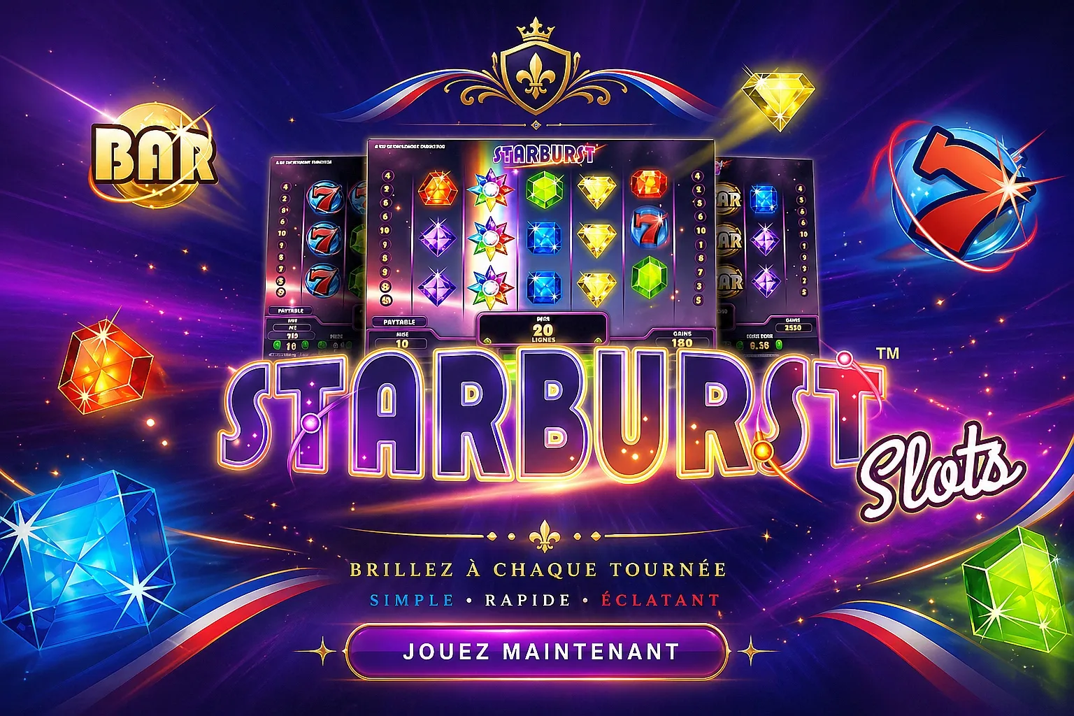 Starburst machine à sous Starburst machine à sous